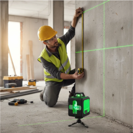 MINI NÍVEL A LASER 2LINHAS OBRAS/PEDREIROS